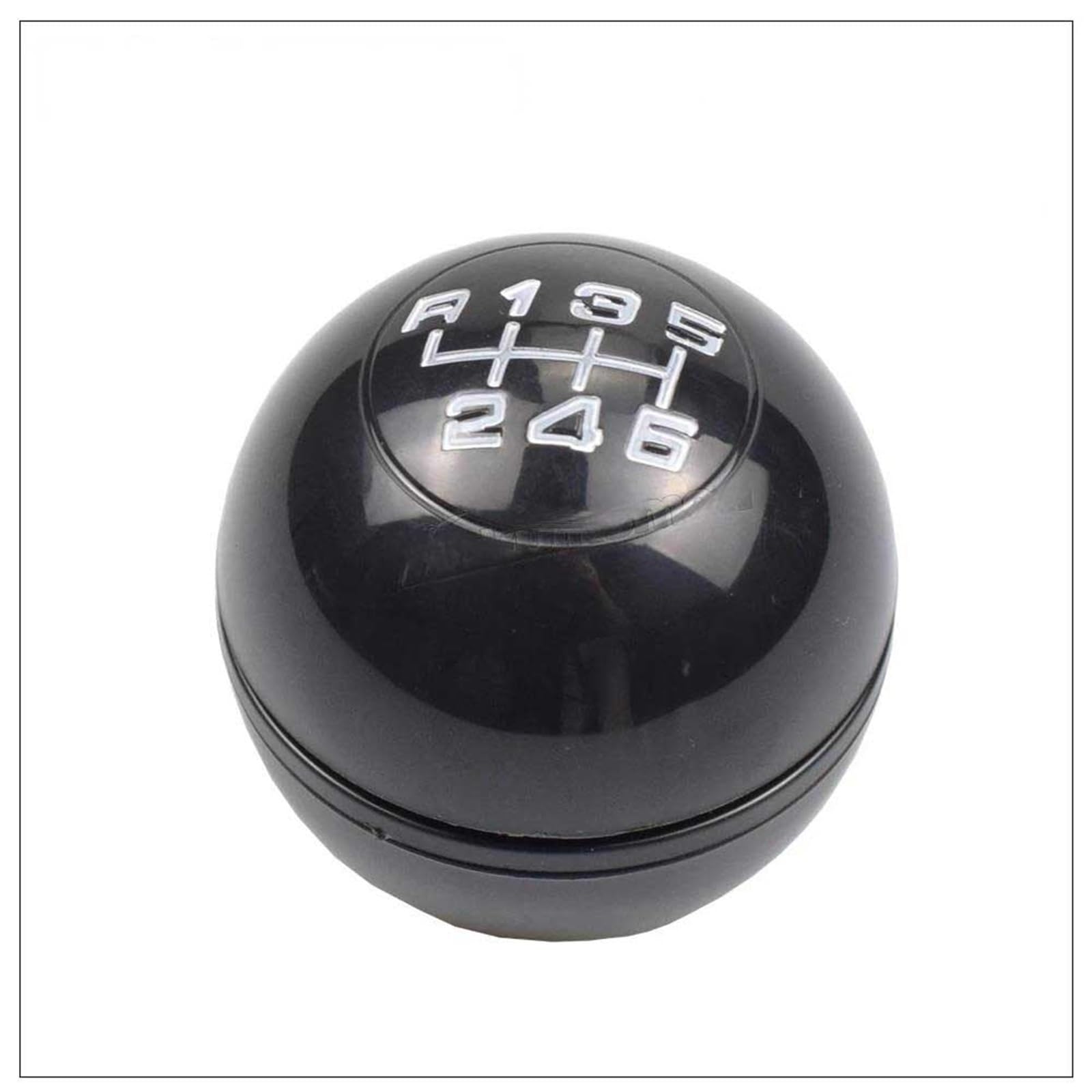 FSOZDBBPL Automotive Parts Chrome ABS Car Manual Gear Shift Knob for Alfa for Romeo for Giulietta 2010-On Car Stick Gear Knob Shifter Lever Handball(Black)