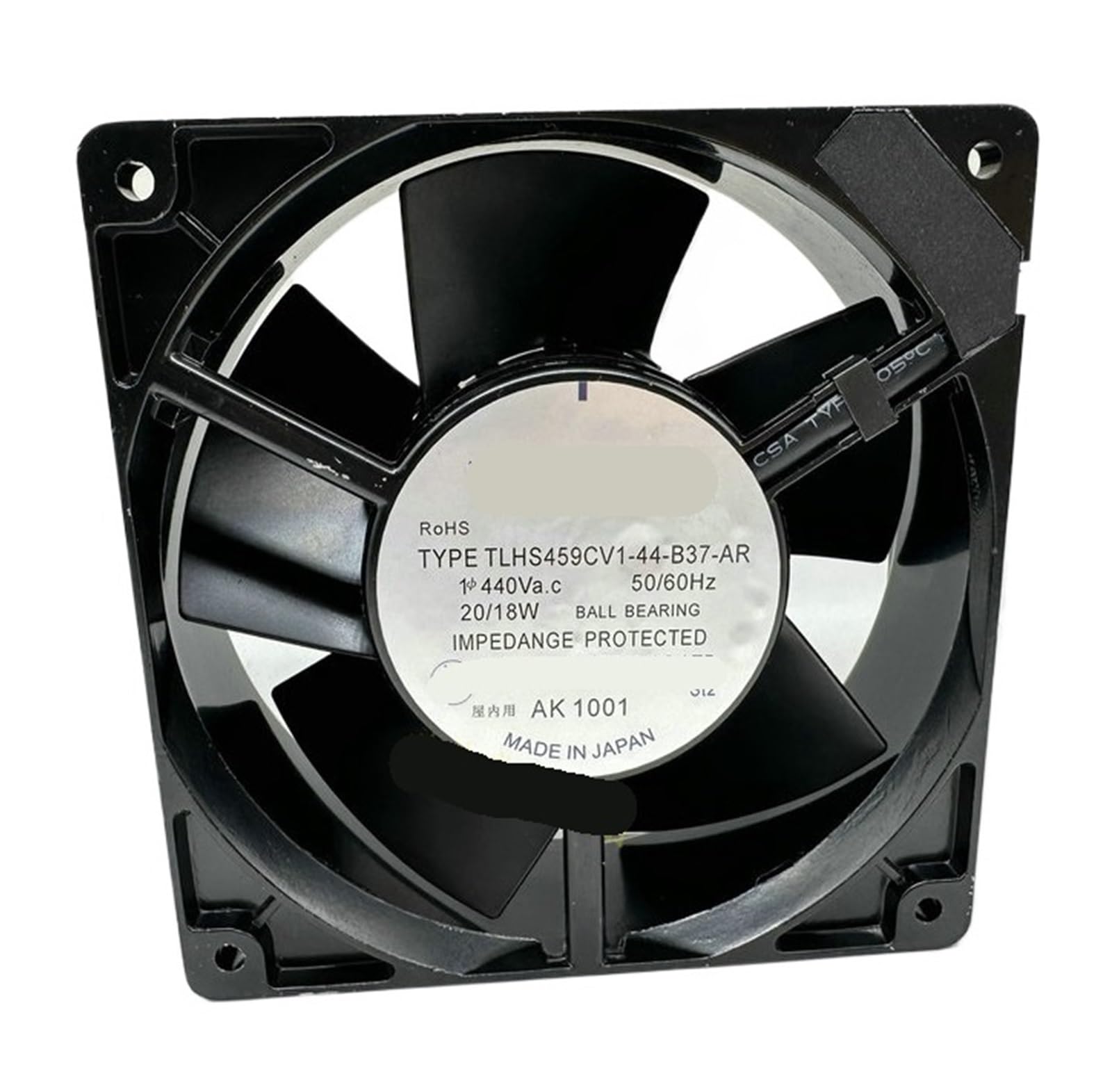 Lzikkgki One Color Tlhs459cv1-44-B37-Ar Ac 440V 20W 120X120x38mm Cooling Fan
