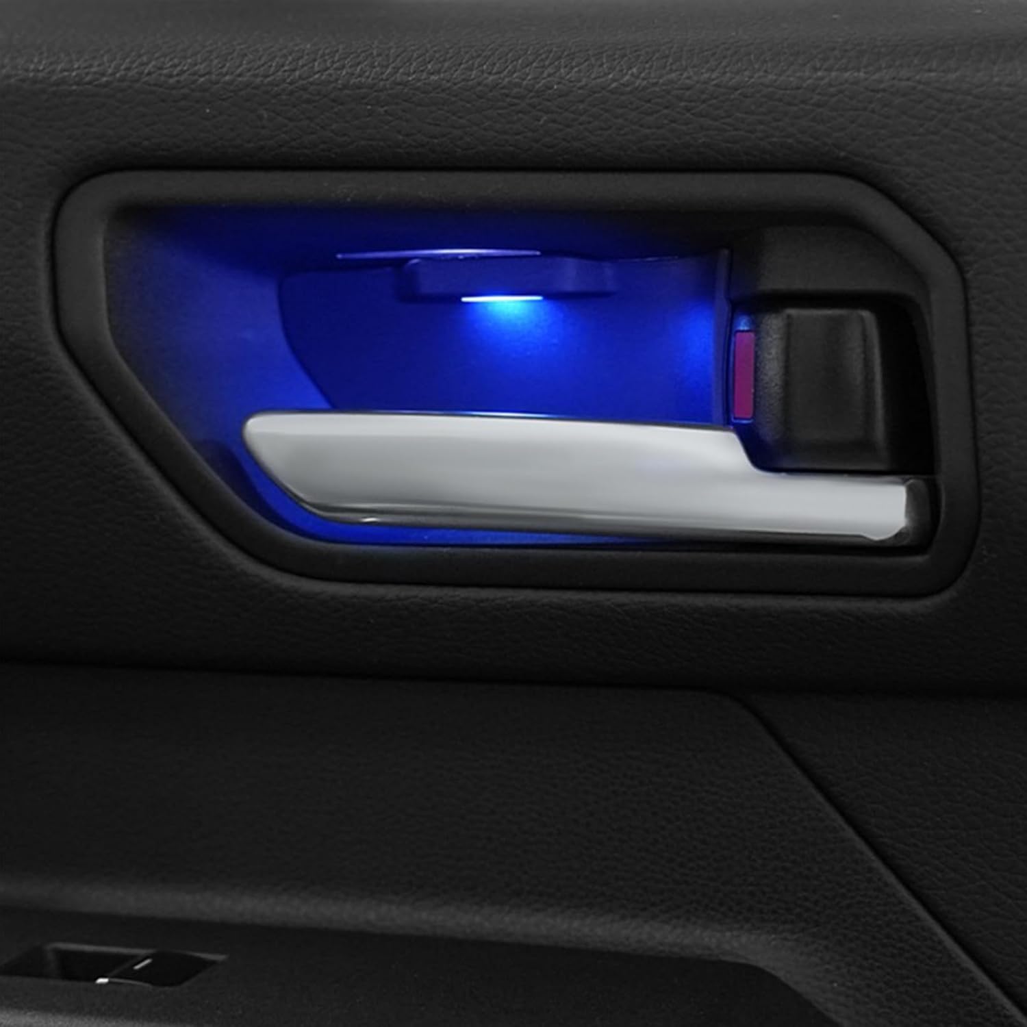 ITrims Car Accessories for Toyota Land Cruiser Prado J250 LC250 2024 2025 Interior Door Handle Bowl LED Lights (White)