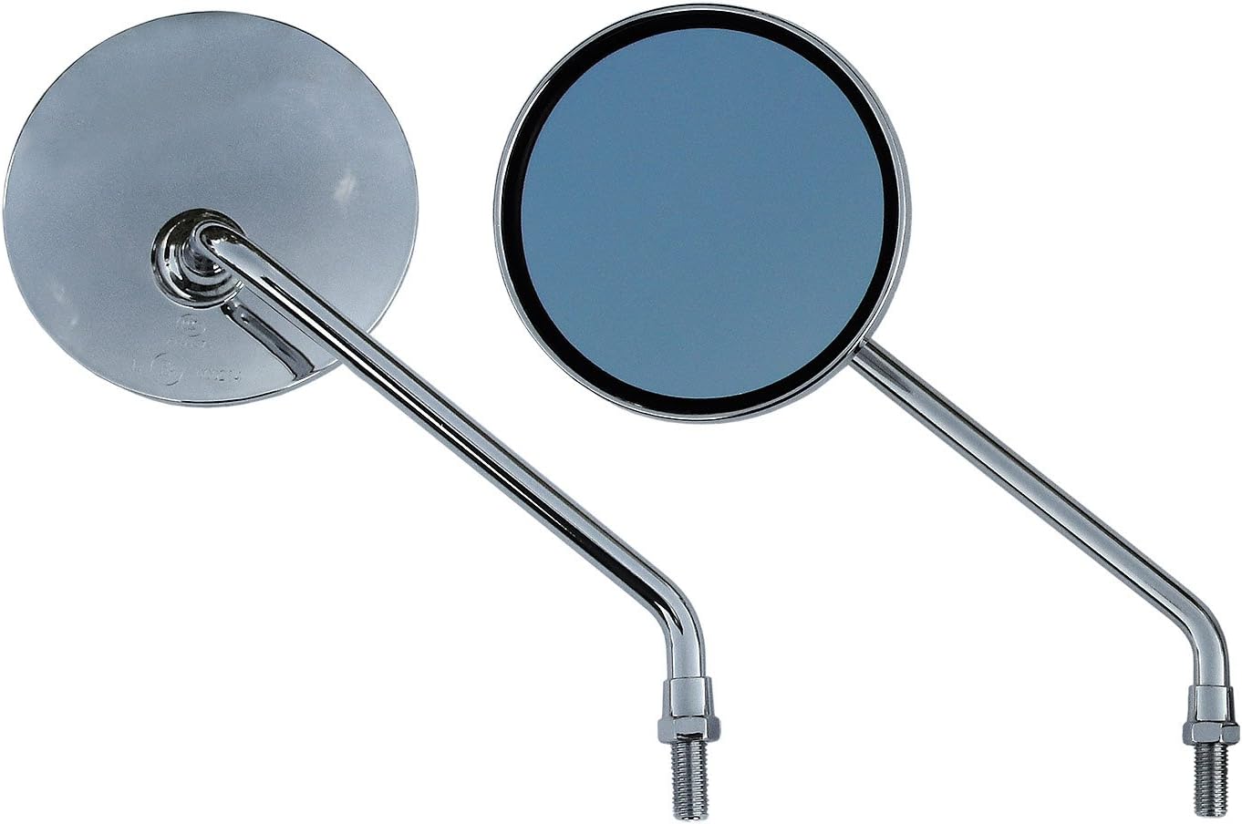 Hoosier Garage - 4" Round Retro Style Motorcycle Mirrors - Victory Hammer, High Ball, Jackpot, Judge, Kingpin, Magnum, Octane, Vegas, V92C, V92TC
