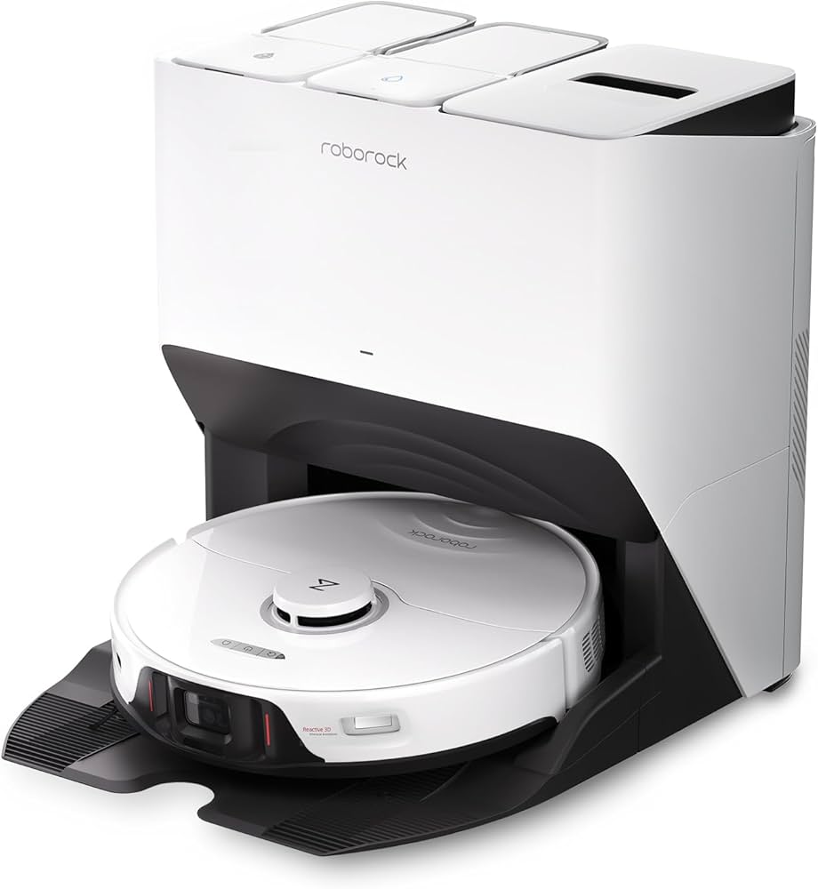 roborock S8 MaxV Ultra Beyaz Robot Süpürge, Paspaslı, 10000 Pa