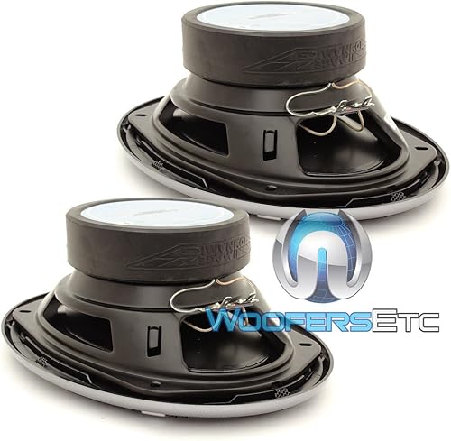 Image Dynamics ID69 100W RMS 6x9" Sistema coaxial de rango completo con tweeter de seda de 1" (25 mm) - Par
