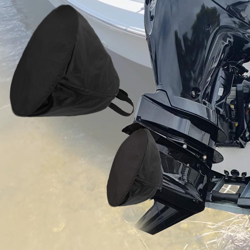 Abdeckung für Außenborder und Z-Antrieb Propeller, wasserdicht, strapazierfähig, 420D-Motor-Propeller-Schutztasche, 38,1 cm Außendurchmesser, Passend für Propeller mit 12"-15"OD