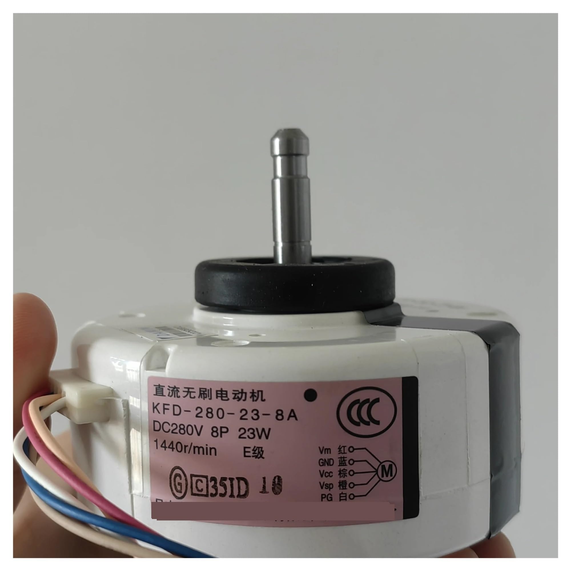 KFD-280-23-8A DC Bürstenloser Innenventilatormotor, DC280V 23W 1440RPM Gebläsemotor Ersatz for wandmontierte Inverter-Klimaanlage Inneneinheit