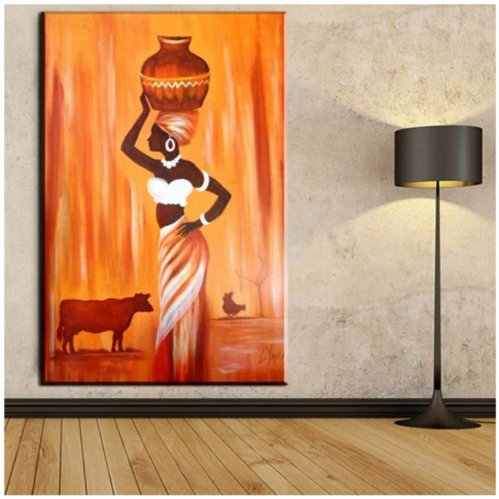 XIANGPEIFBH canvas painting Hd print Abstract woman landscape