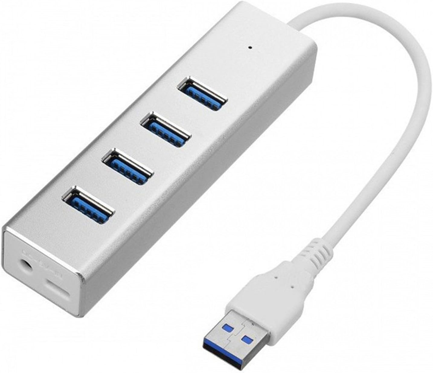 XBOSS R11 USB 3.0 Hub Aluminum 4 Port High Speed 5Gbps Transfer for PS4/PS4 Slim/Ps4 Pro//Xbox ONE/XBOX360/Computer Laptop PC + USB Power Interface