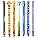 Produktbild Legami Set mit 7 radierbaren Gelstiften mit thermoempfindlicher Radiertinte, verschiedene Tintenfarben und Schaftdesigns, 0,7 mm Spitze, Designs: Katze, Biene, Corgi, Giraffe, Panda, Hai, Nilpferd