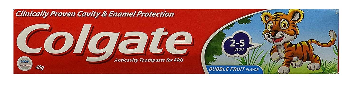 TGC Colgate Kids Toothpaste - 40 g (Bubble Fruit) 2-5 Years (B08CNDCDBM) Amazon Price History, Amazon Price Tracker