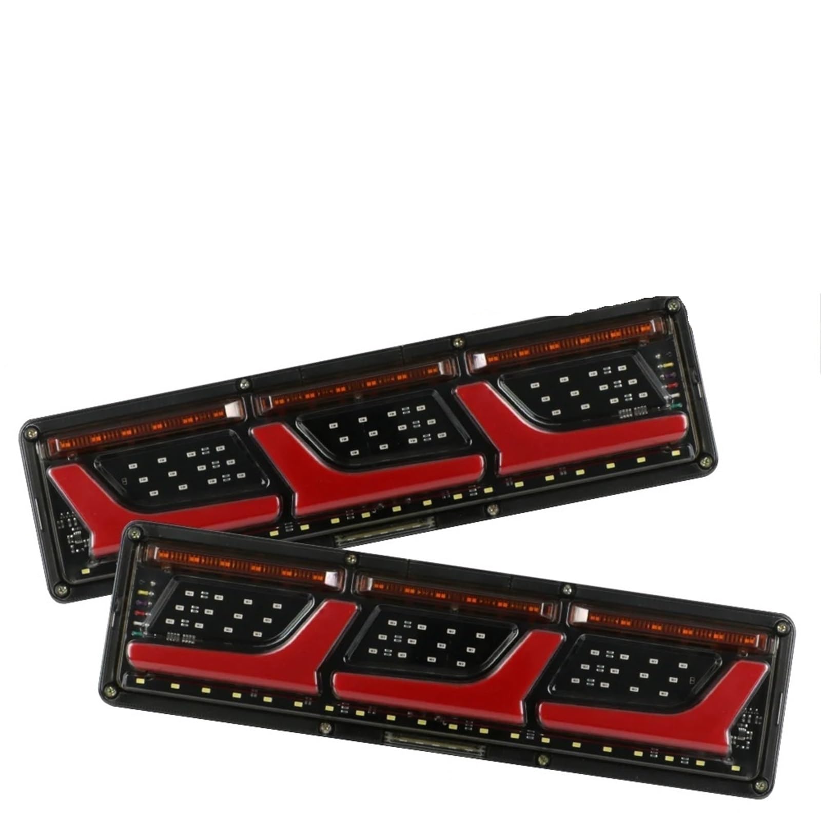 Genérico luces traseras del coche Luces de 24V para camión lámpara intermitente luces traseras para remolque LED posición antiniebla indicador freno trasero