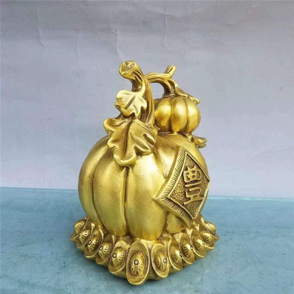 Estatuas De Regalo Artesanales, Objetos De Colección, Adornos De Calabaza De Cobre Puro, Cornucopia De Feng Shui, Decoración del Hogar, Artesanías, Muebles.