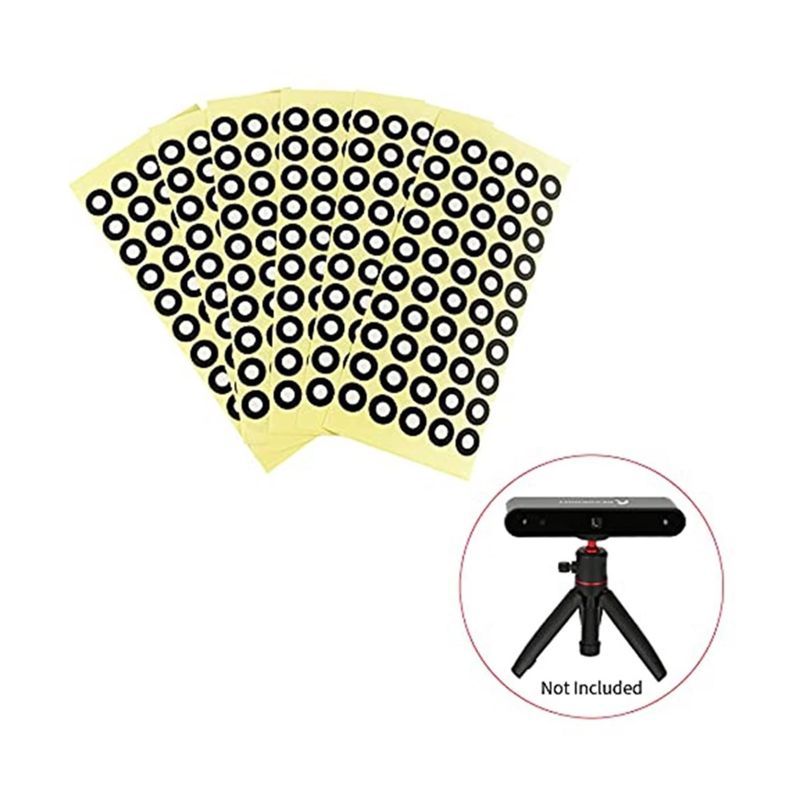 1000 sztuk 3D Scanner Positioning Targets 3D Scan Tracking Dots 6,0 Mm Punkt odniesienia Markery odbicia rozproszonego do 3D Scanner Positioning Targets dla skomplikowanych szczegółów