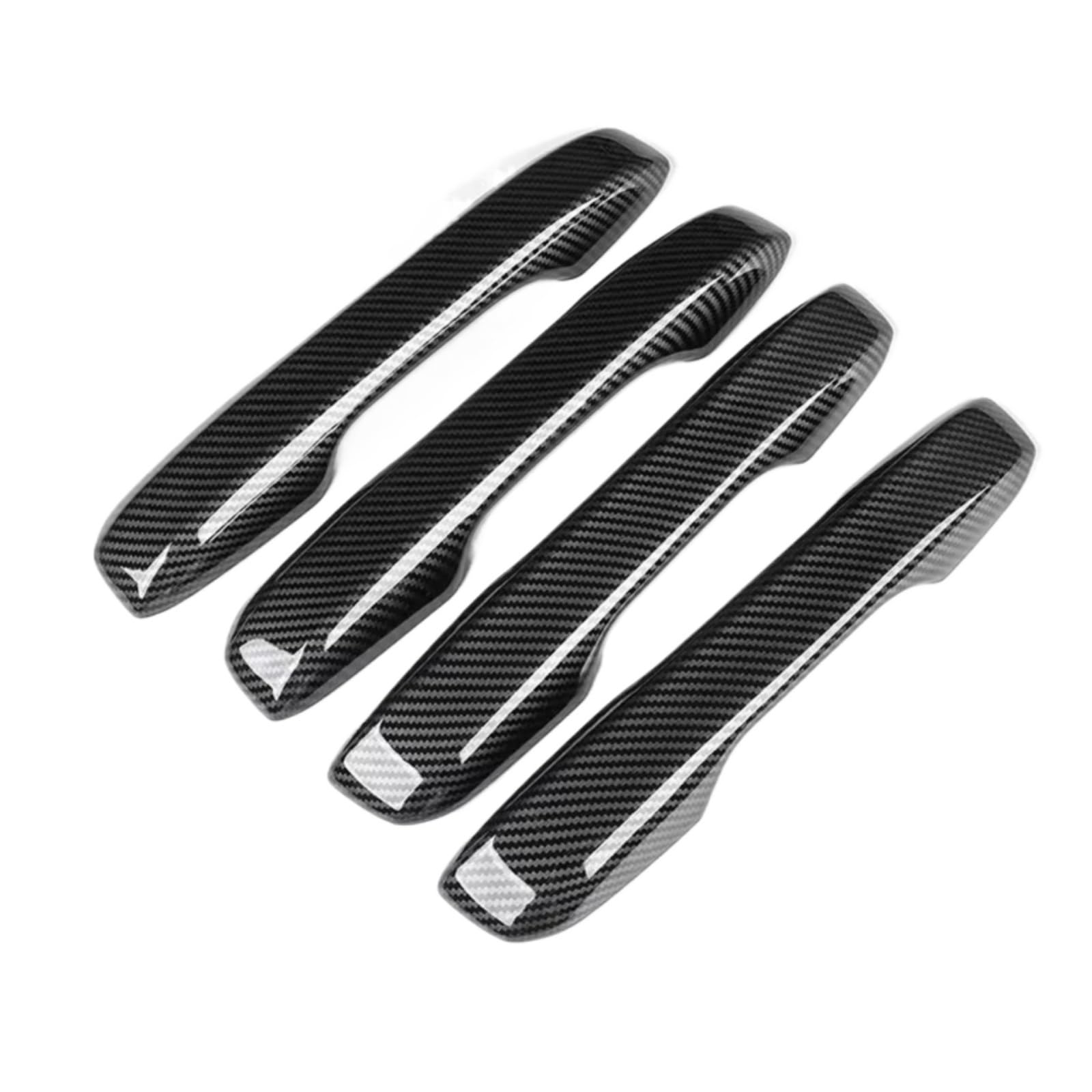 Rcuihgfb Carbon Fiber Pattern Door Handle Shell Compatible With Civic 11Th Gen 2022-2025 Car Door Handle Cover Scratch Protective Exterior Accessories Front Rear Set(Carbon Fiber Pattern)