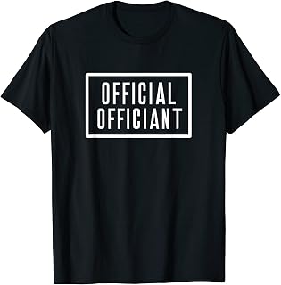 Official Officiant Pastor Wedding Day Vows Online T-Shirt