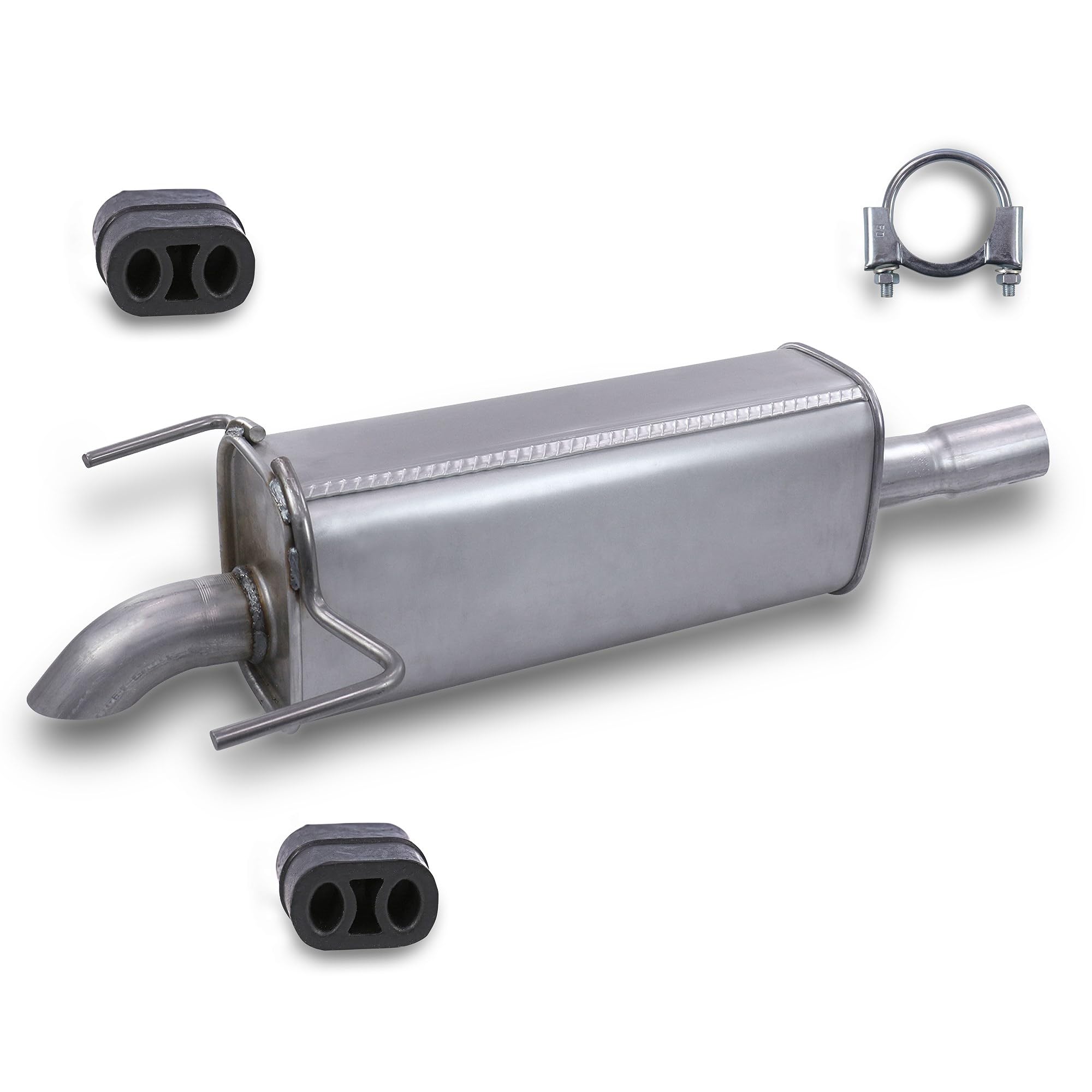 ATEC Germany Set di silenziatori di scarico 1x Silenziatore posteriore, con