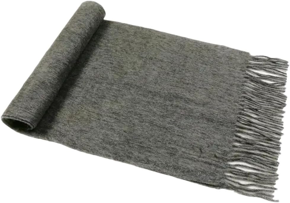 Scarf Women Men Warm Solid Tassel Male And Female Scarves