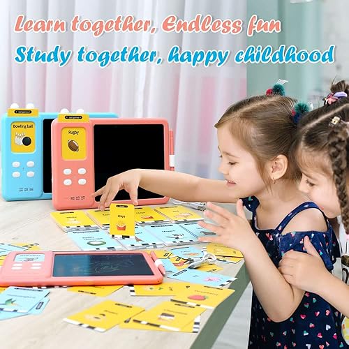 Miniatura 4 de Tarjetas flash con tableta de escritura LCD, juguetes de terapia del habla para niños con autismo, juguetes sensoriales para niños autistas, 224