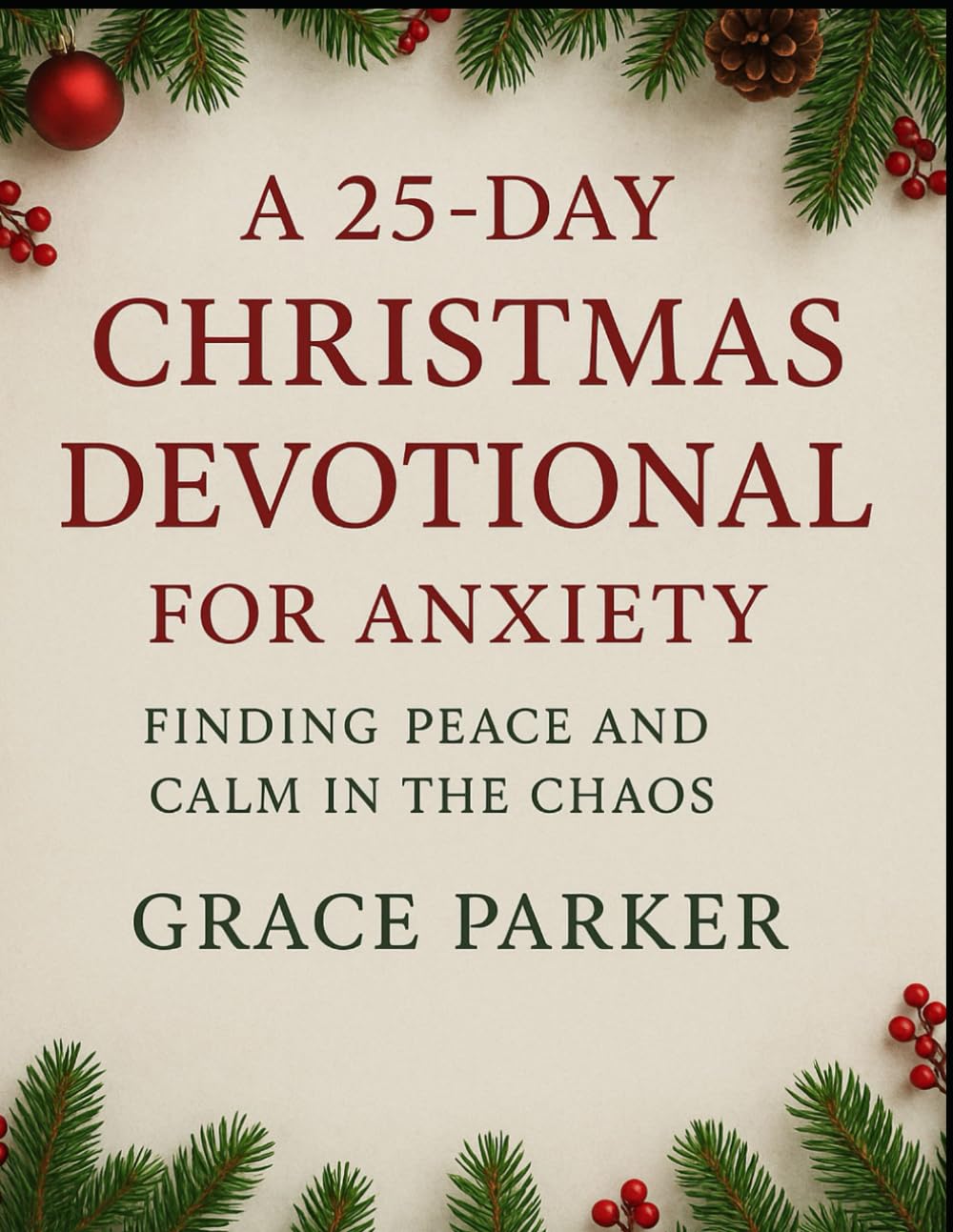 A 25-DAY CHRISTMAS DEVOTIONAL FOR ANXIETY, FINDING PEACE AND CALM IN THE CHAOS: 4 (Faith Forward: Devotionals for Every Generation)