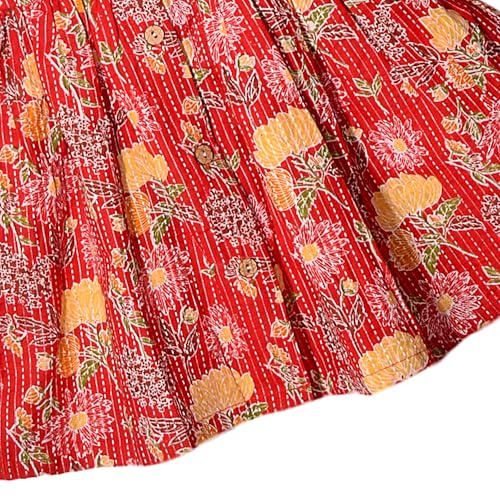 Image of Chandrakala Kids Kurti Pant Co-ord Set for Girls Ethnic Wear (KG119-P)