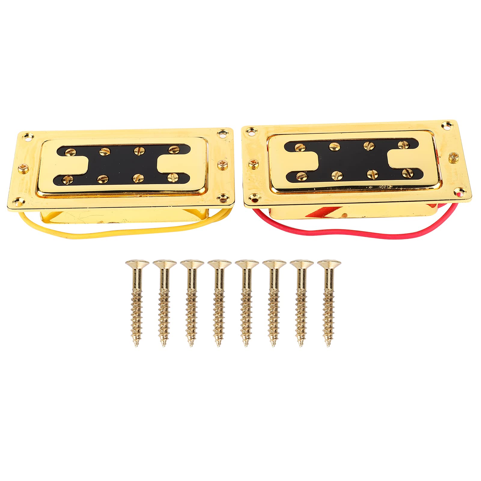 Przetwornik do gitary basowej Lekkie akcesoria do instrumentów muzycznych Srebrny opór 12K do gitary elektrycznej i basu Materiał mosiężny Zestaw 2 szt. (BBT 4-string bass 8-magnetic column pickup)