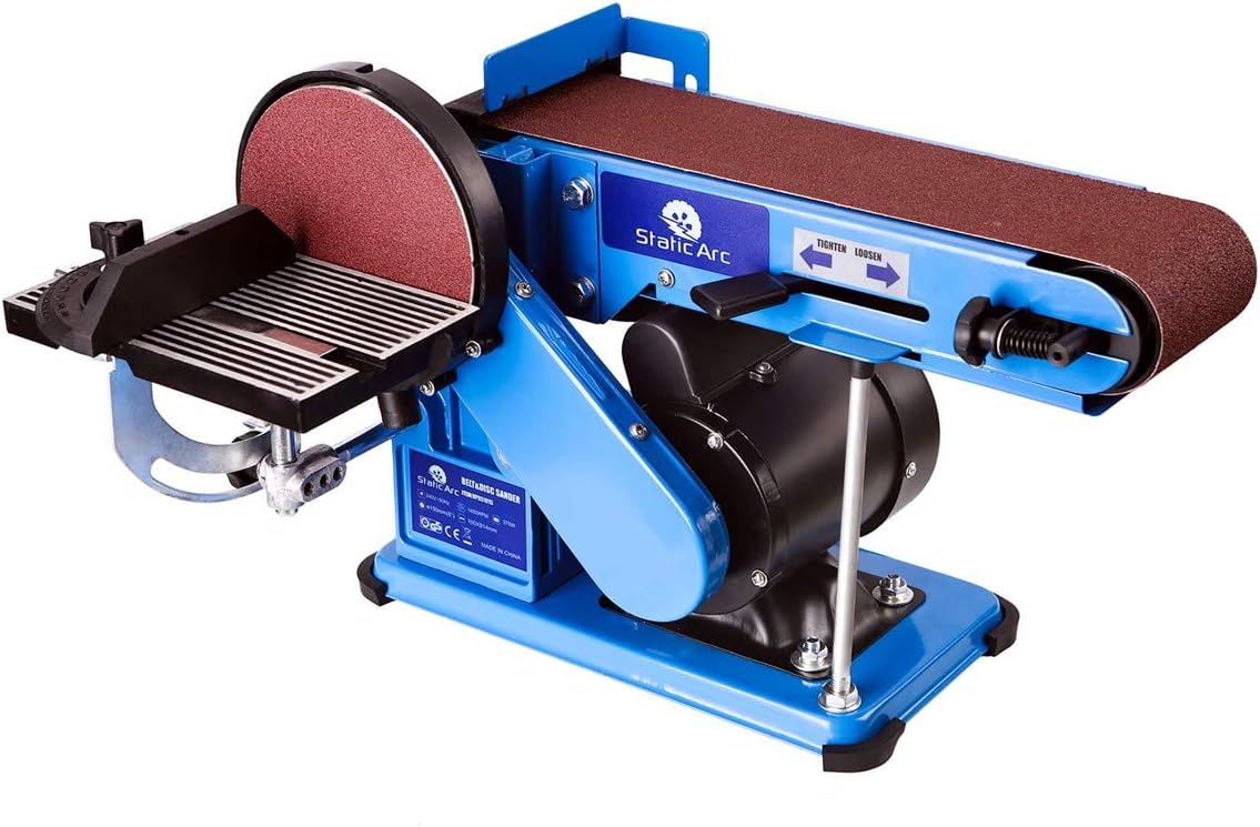 Powerful 350w Bench Belt and Disc Sander 390mm Sander Sanding Amazon.co.uk DIY & Tools