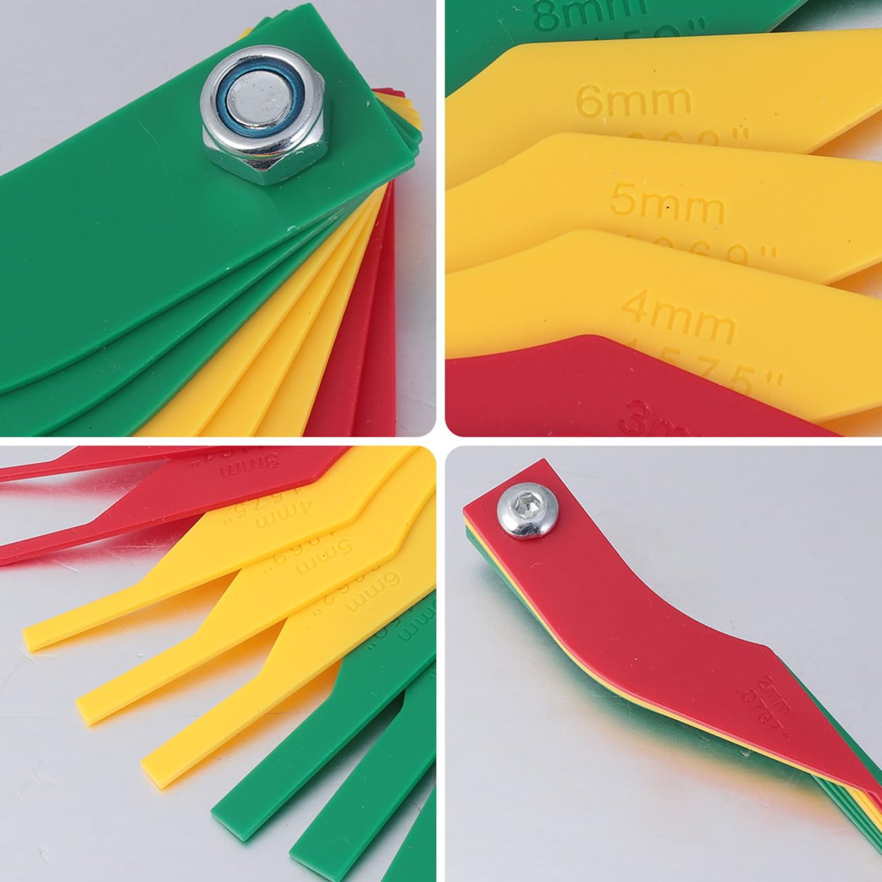 Brake Pads Rear Scale Front Brakes Pads Gauge Measuring Tool for Auto Thickness Tester