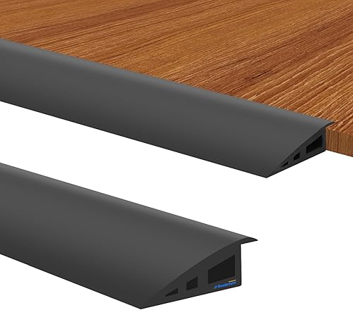 Ruedamann Tira de transición de umbral de 3.3 pies, rampa de umbral de goma de elevación de 1 15 a 1 25 pulgadas, reductor de borde superpuesto,