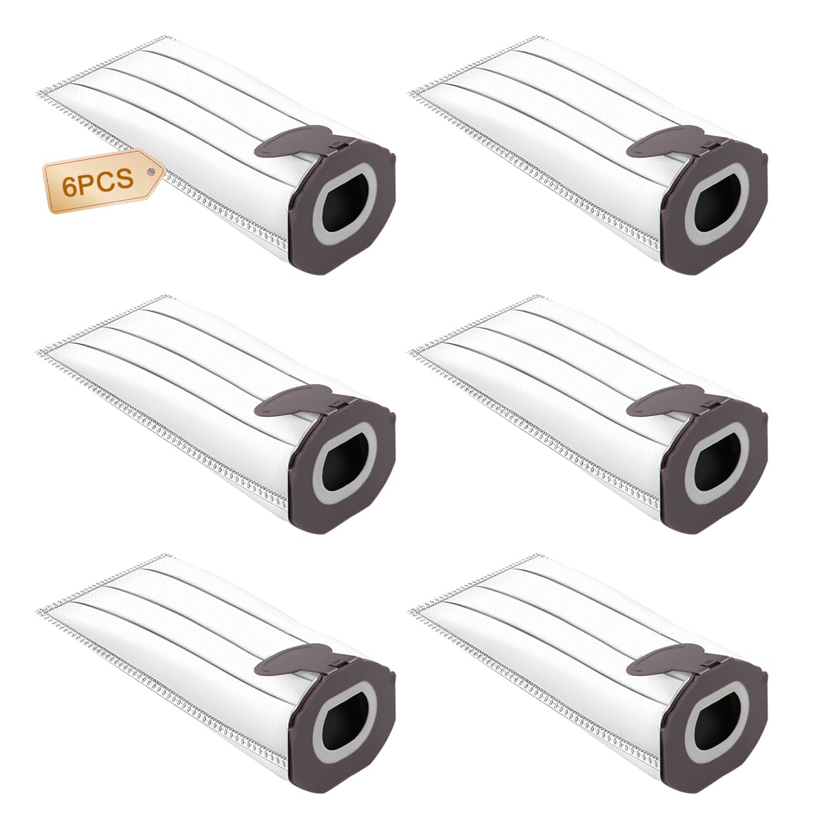 Produktbild von 10er-Pack Staubsaugerbeutel Für Vorwerk Kobold VK7 & FP7 – 5-Schicht-Filtersystem, Aktivkohle, Hygienischer Klappverschluss