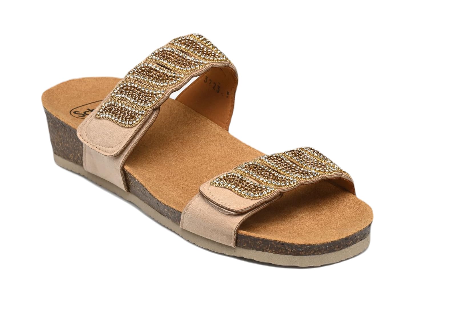 Scholl Ciabatte Estive Donna DOHA 2 STRAPS Colore Beige