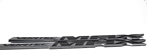 Miniatura 3 de UpAuto 2 placas de identificación Vortec Max para puerta con emblema 3D para camión SS 6.0 de 6.0 litros (plateado-negro)