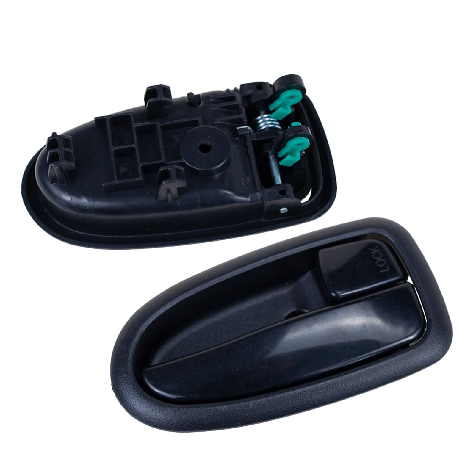 RYNVRNCOE Car Door Handle for Hyundai for Matrix for LAVITA 2001-2010 82610-17000 82620-17000 Car Inner Door Handle Left Right(1 Pcs Black Right)
