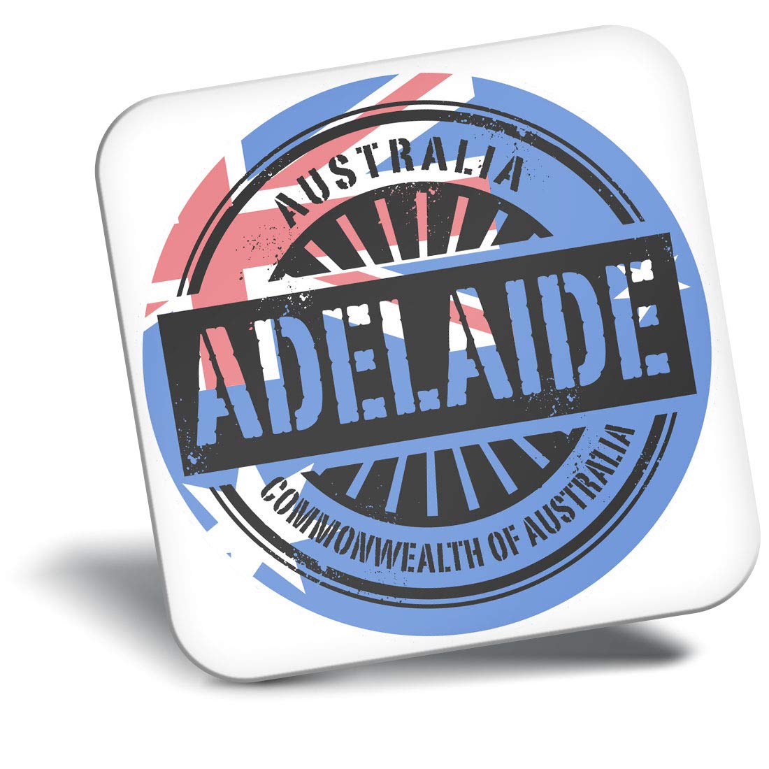 Destination Vinyl Ltd Fridge Magnet - Adelaide Australia Australian Flag 6116