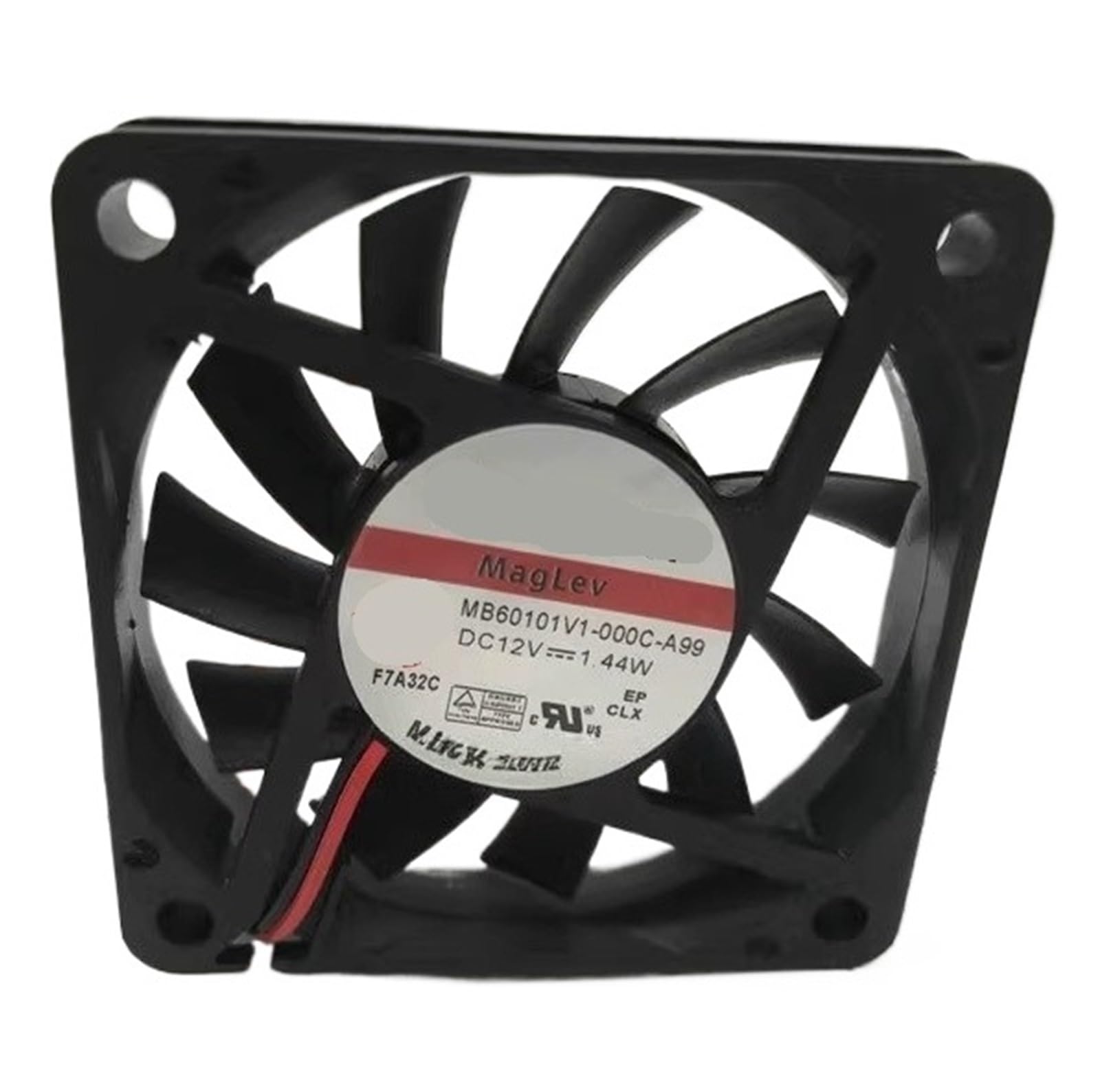 PEQYUACTE MB60101V1-000C-A99 DC 12V 1.44W 6CM 2-Wire Cooling Fan