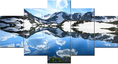 Vista 250 de Paisaje de 5 piezas pintura sobre lienzo