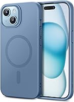 Vista 131 de ESR Serie Cloud Funda para iPhone 15 Pro con MagSafe, soporta carga magnética, delgada, de silicona líquida, absorción de golpes, protección