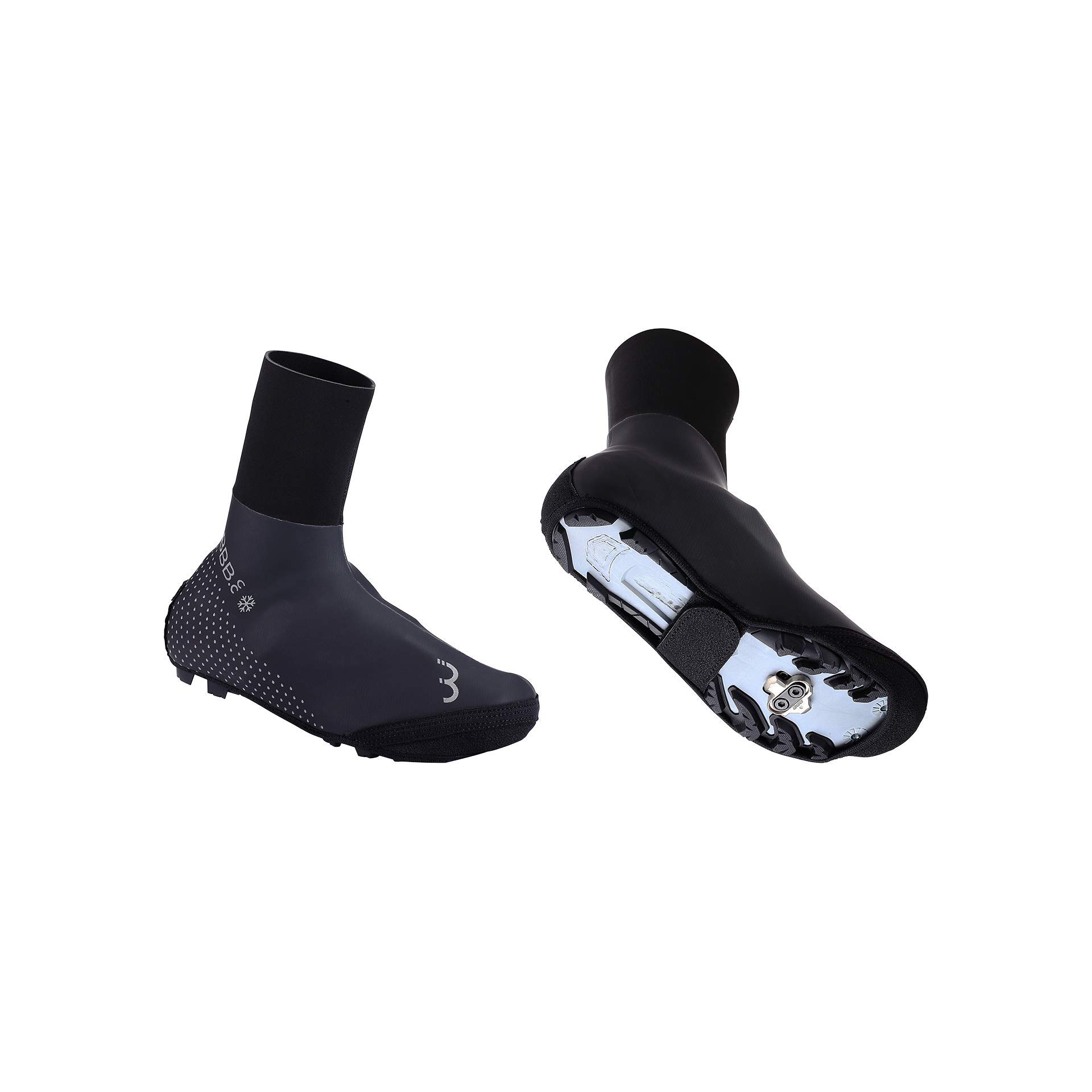 BBB Cycling Fahrrad Überschuhe für Herren und Damen wasserdichte Schuhüberzieher für Rennrad Regenschutz Thermo Ultrawear Zipperless BWS-25