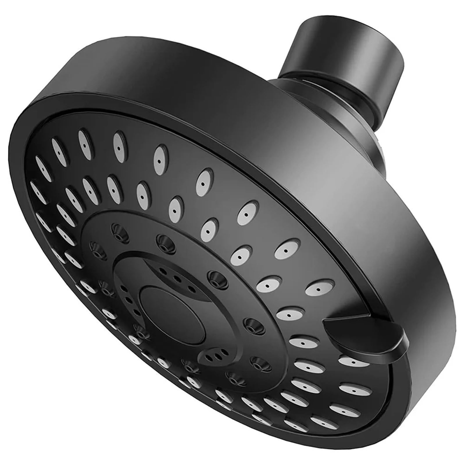 Cabezal de ducha 4 pulgadas con 5 modos, alta presión, rociador superior ajustable ahorro agua y boquilla giratoria. Accesorios baño Para Cabina