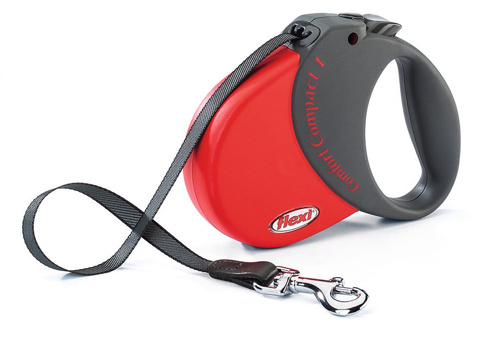 Flexi Comfort Compact Lead Maximum 15 Kg, Red/ Black