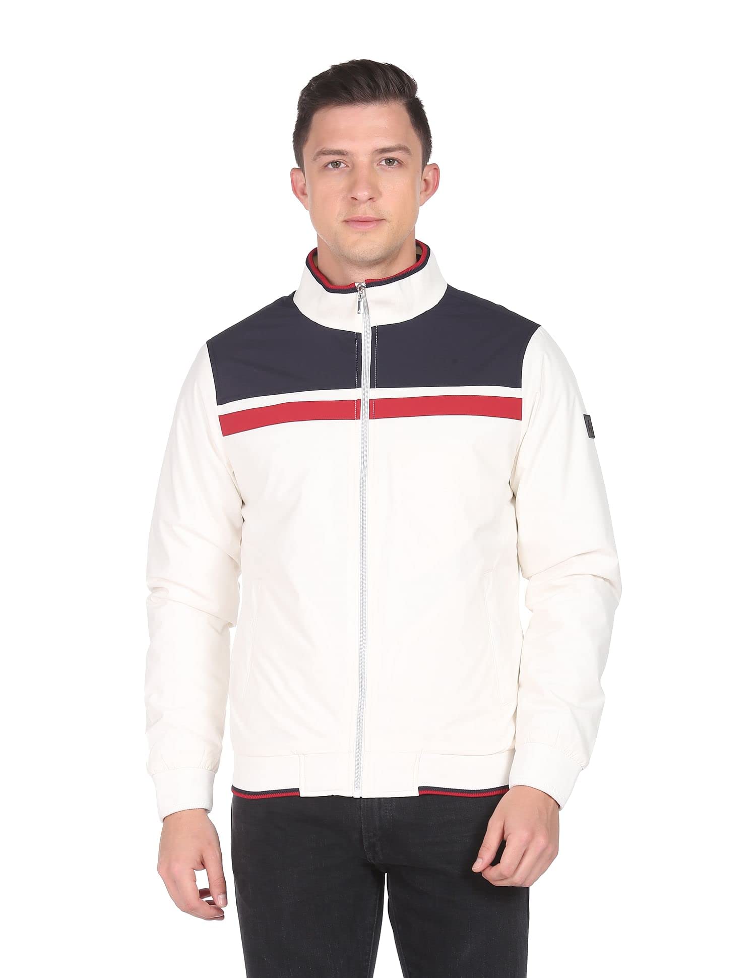 arrow Men's Polyester Regular Jacket (ASAEJK4797_Olive_Medium)-picture-14