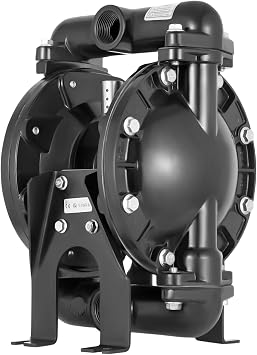 Air Operated Double Diaphragm Pump, 120PSI Pneumatic Dual Diaphragm Pump, 35Gpm Outlet Pneumatic Waste Oil Transfer Pump, Industrial Use Chemical Waste Oil Dual Dissepiment