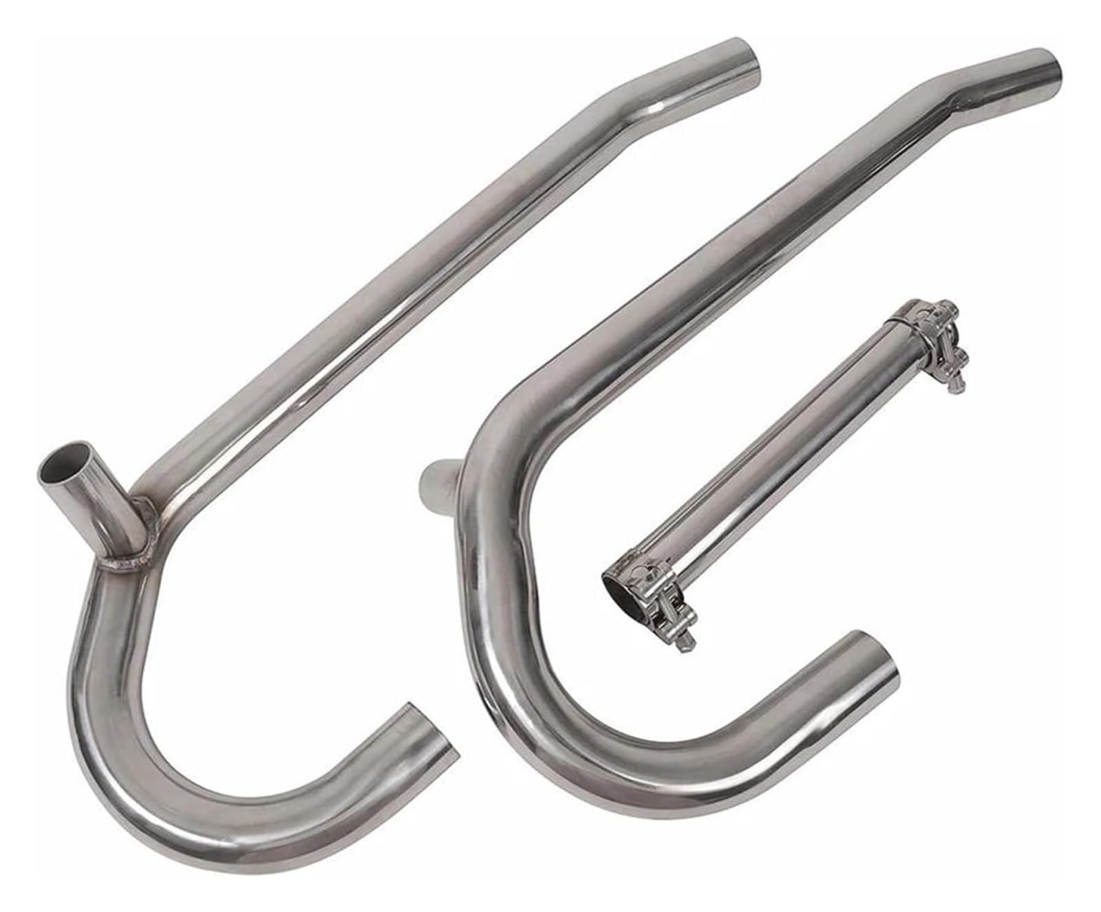 para BMW R75 R80 R90 R100 Motocicleta Silenciador Tubo Colector 38 Mm Acero Inoxidable Delantero Escape Juego Tubo Medio Escape