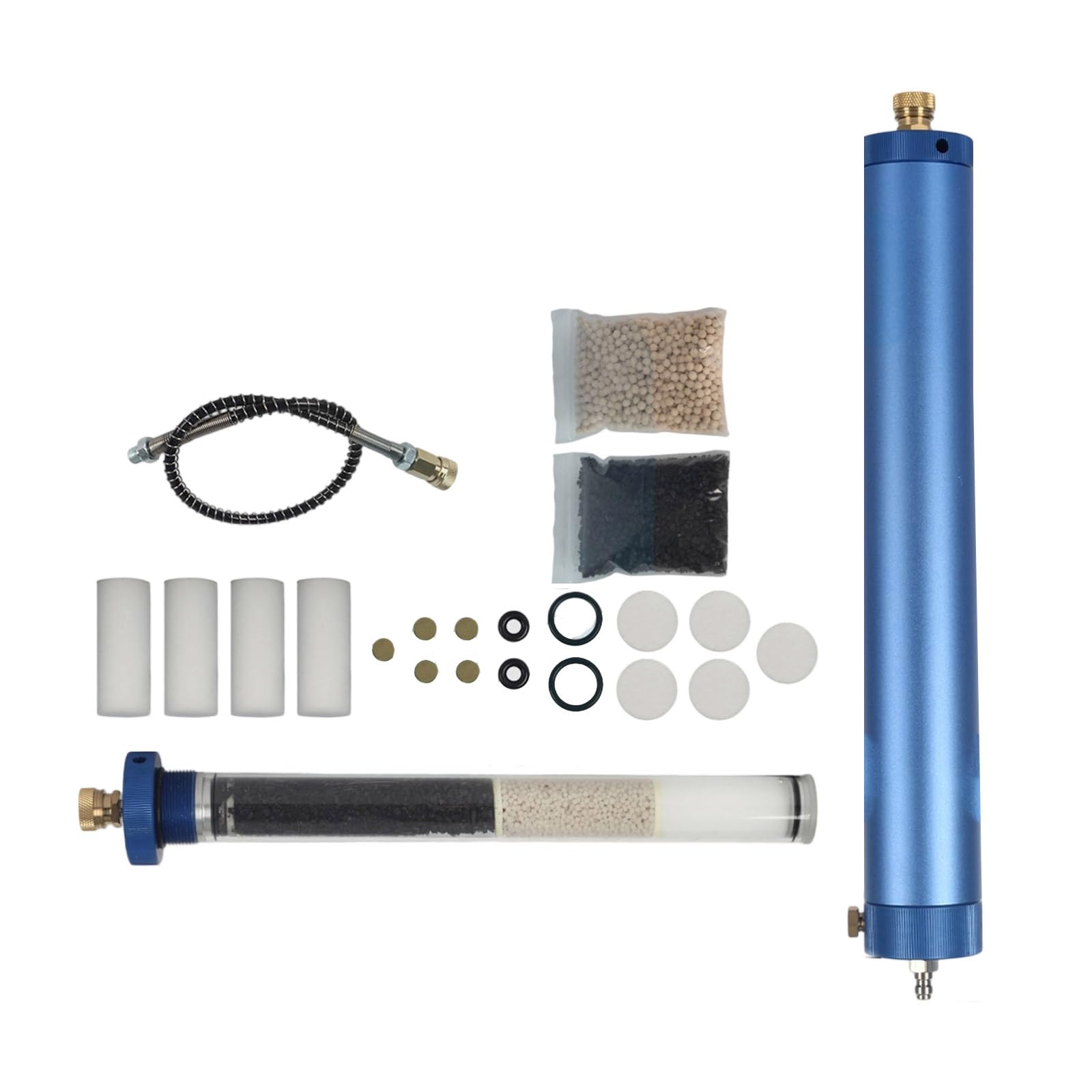 Filtro de compresor neumático de fácil instalación que elimina las partículas de aceite de las líneas de suministro de aire para ambientes húmedos, filtro de compresor de aire