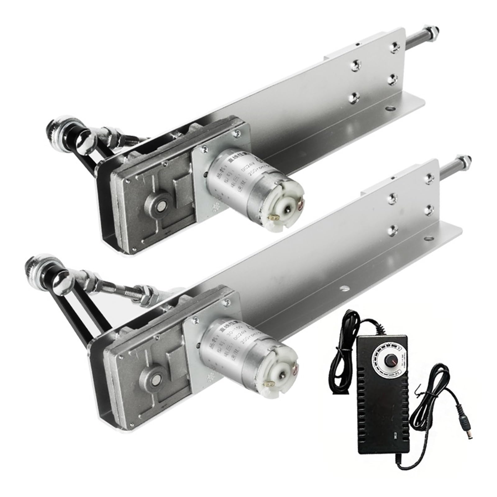 FAI DA TE Elettrico DC Attuatore Lineare Alternativo Telescopico Asta di Spinta 3-15 cm Corsa 2-8 Metal Gear Riduzione controllo della velocità del motore,Industriale e fai da te(2-8cm 90RPM,12V)