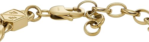 Miniatura 3 de Fossil Men's Plated Stainless Steel Engravable Personalized Gift ID, Chain or Cuff Bracelet for Men