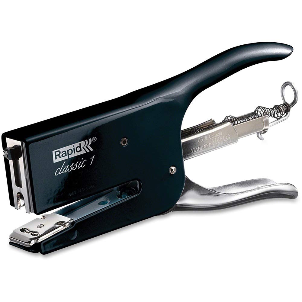 Rapid K1 Retro Classic Stapling Pliers, Black (5000580)