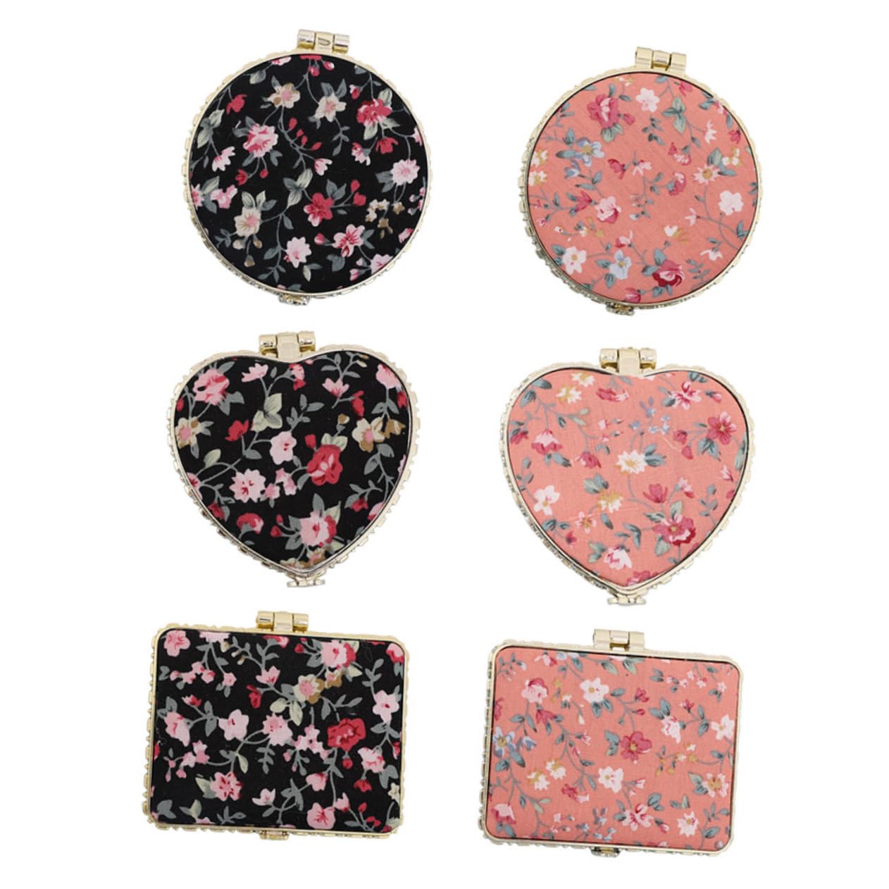 Miroir de maquillage pliable lot de 6 miroirs de poche pour cadeaux invités