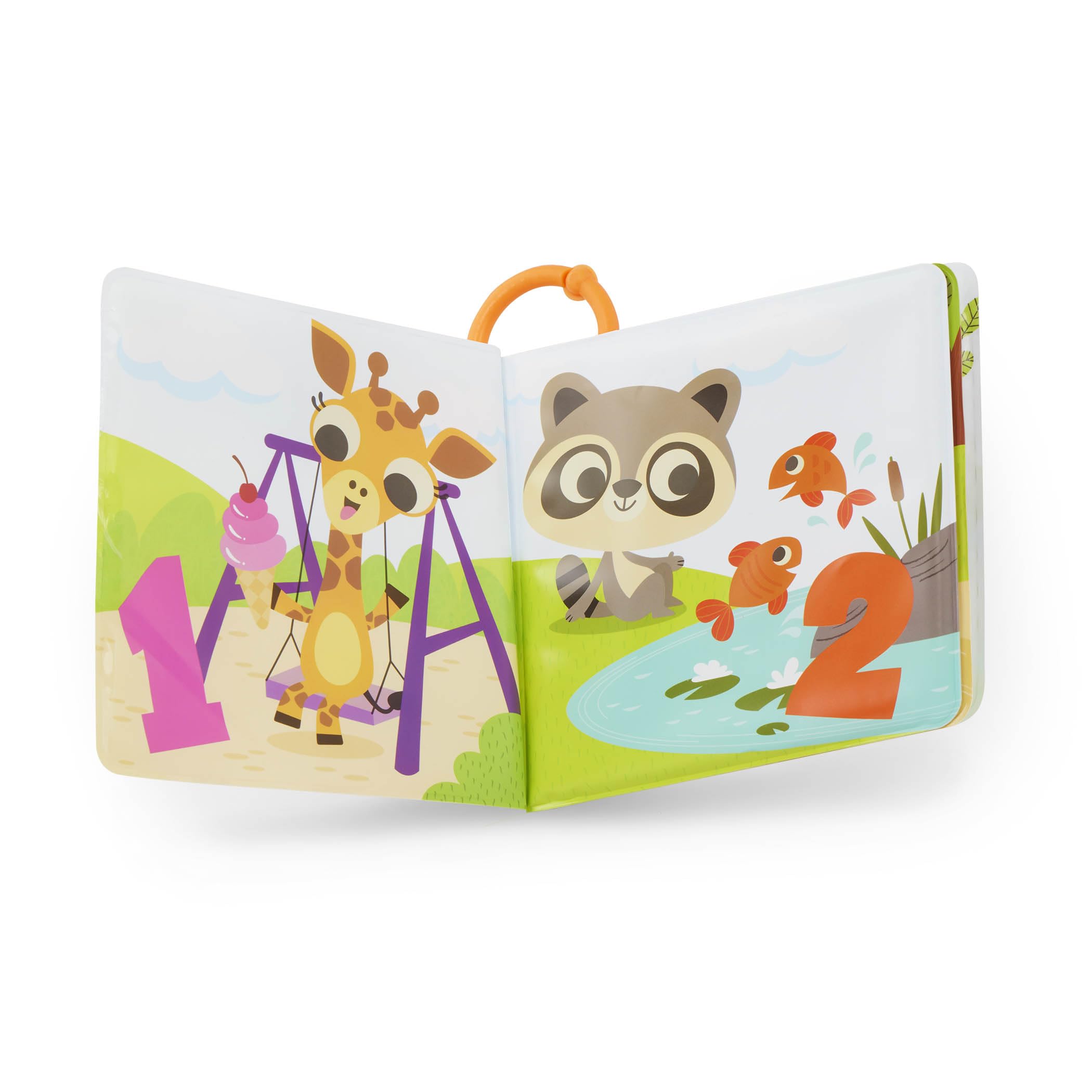 B. toys - Libro de baño con números y Barco con Cuerda para Arrastrar