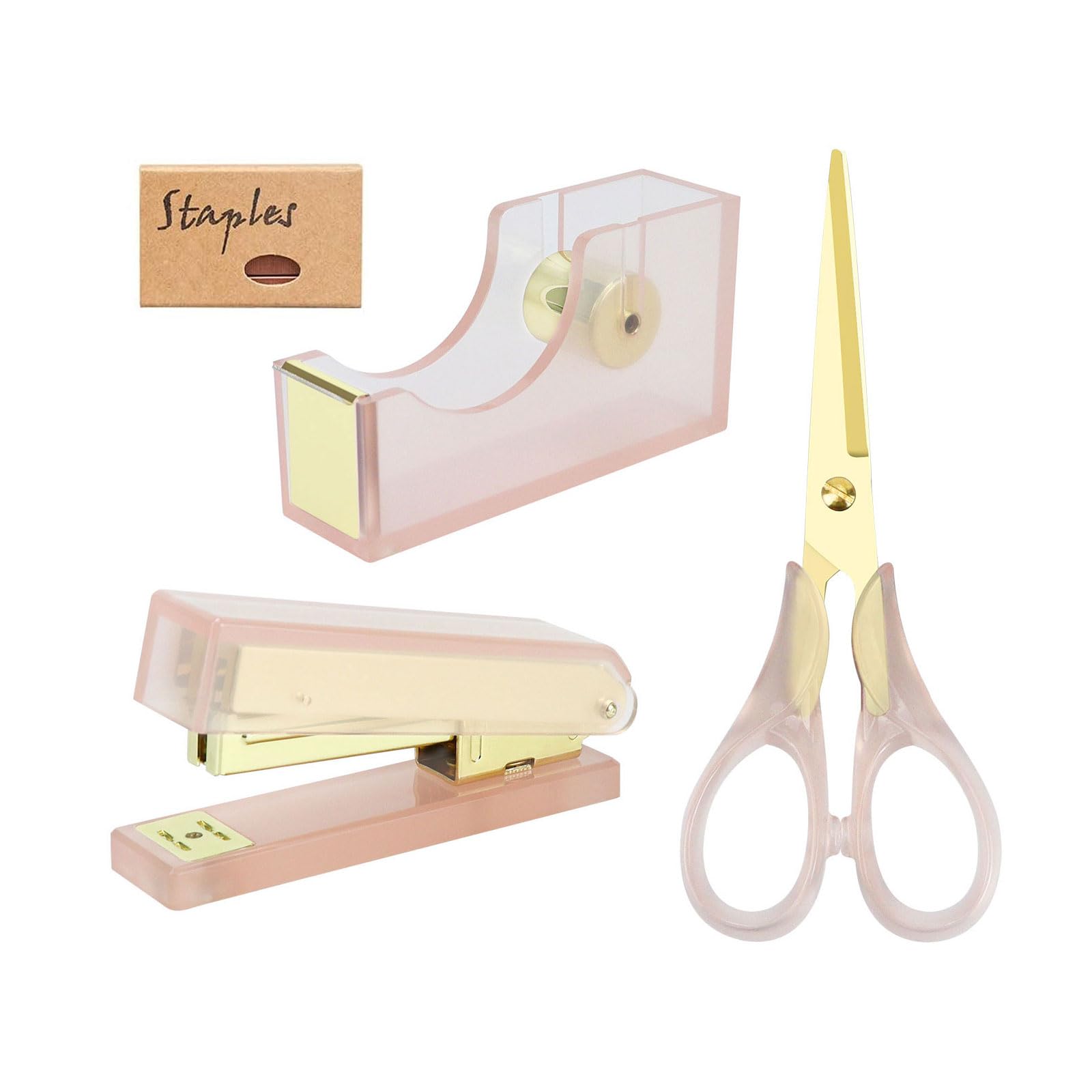 Amazon.com: MultiBey 1-Inch Core Clear Acrylic Pink Gold Tape