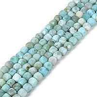 Vista 5 de Justinstones Cuentas sueltas de ágata verde natural de 4 mm, cúbicas, con facetas, para fabricación de joyas de bricolaje, 40,6 cm