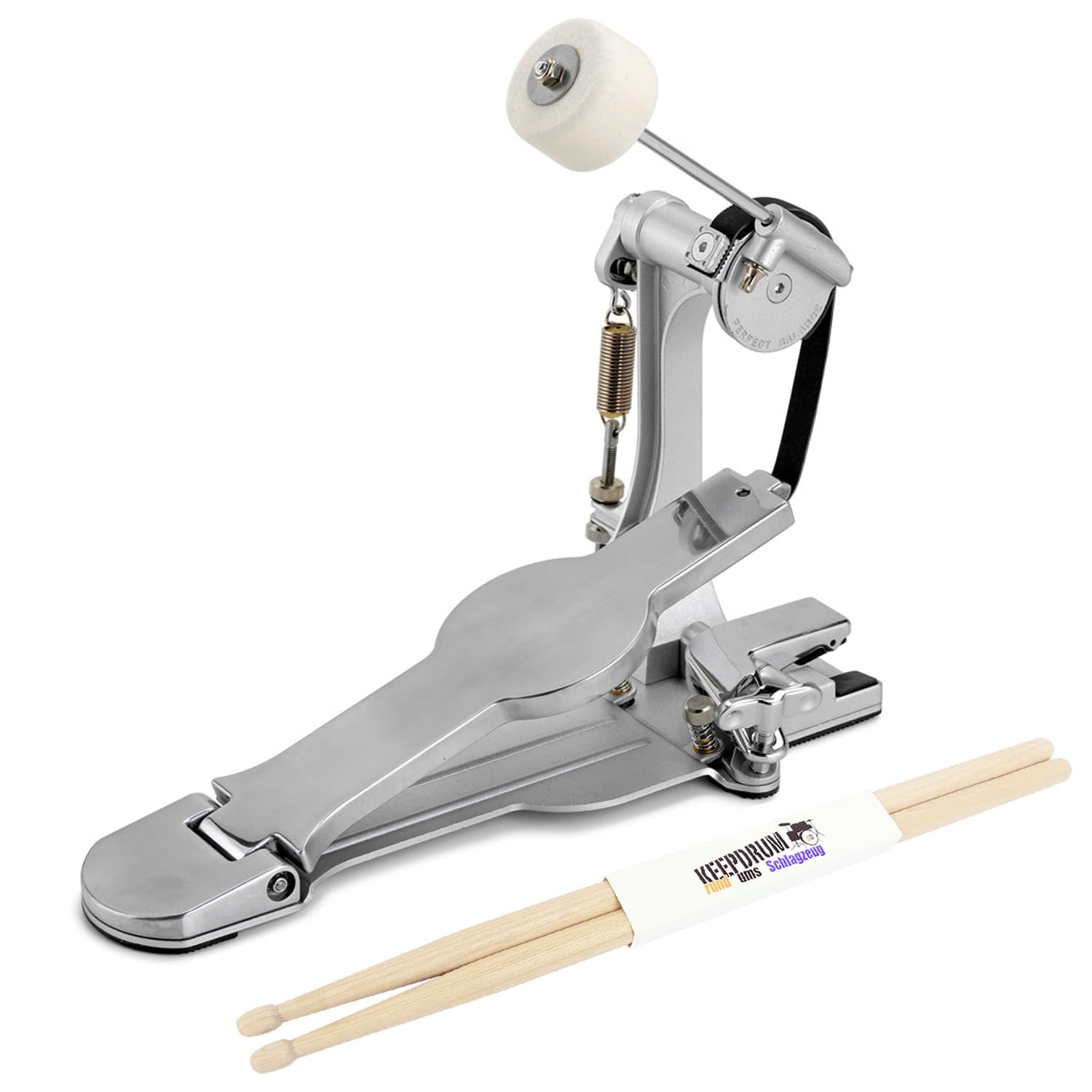 Sonor PBS Perfect Balance Standard Jojo Mayer - Pedal de batería + baquetas keepdrum (1 par)