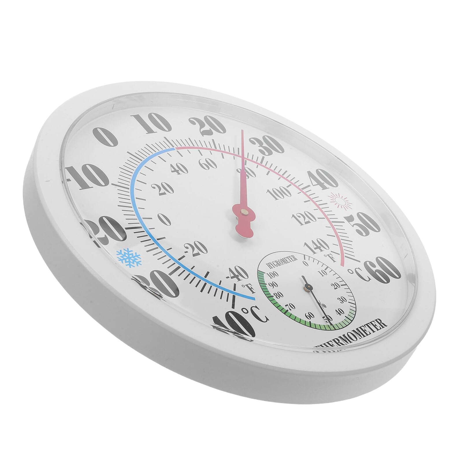 Alasum Termometro Igrometro Design Compatto da per Monitoraggio Accurato di e Umidità in Plastica Abs per Sauna e Spazi Abitativi